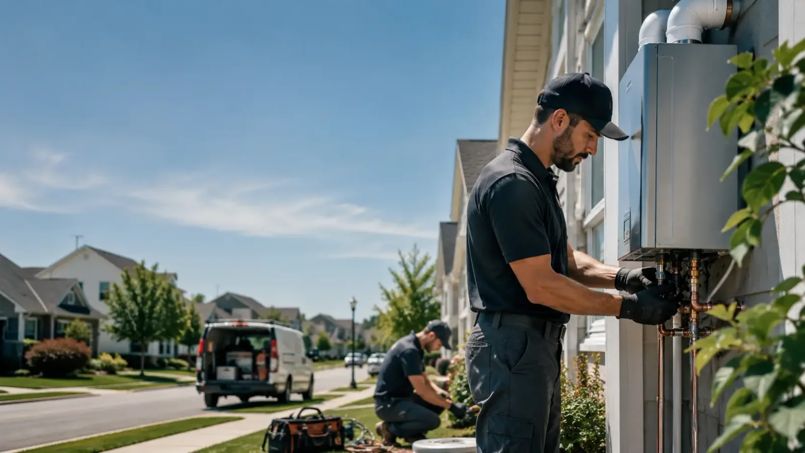 Tankless Water Heater Installation in Cunningham, TX